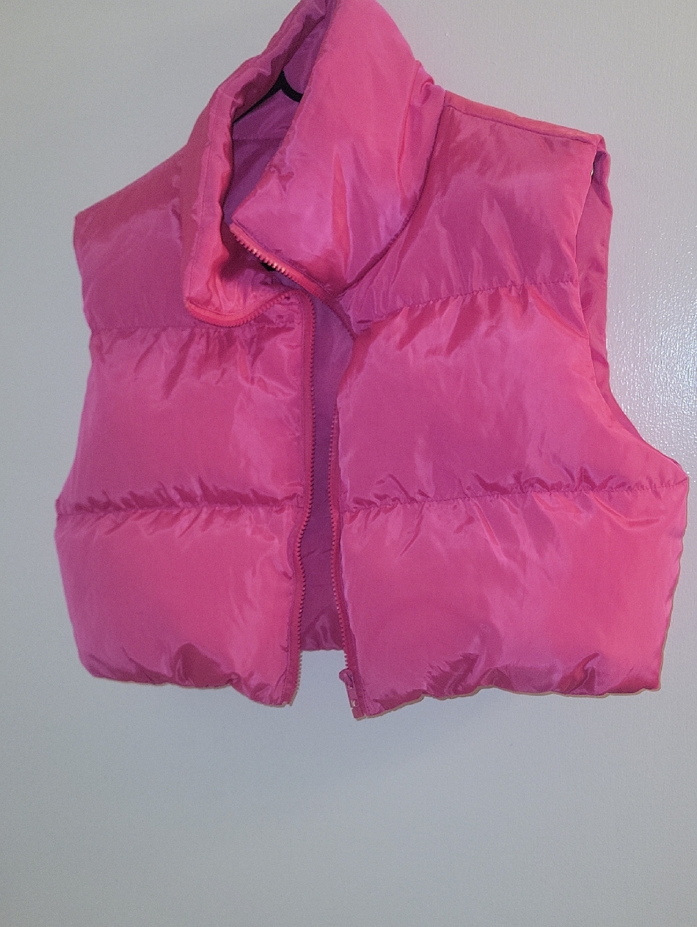 Bright Pink Puffer Vest